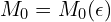  M_{0}=M_{0}(\epsilon) 