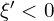  \xi'<0
