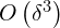  O \left( \delta^3 \right) 