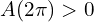  A(2\pi)>0 