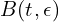  B(t^{},\epsilon) 