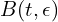  B(t,\epsilon) 