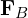  \mathbf{F}_B 