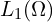 L_{1}(\Omega) 